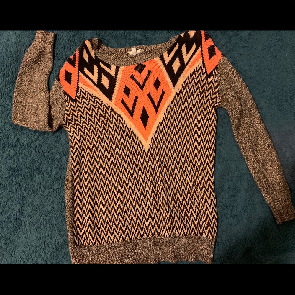 Urban outfitters abstract design sweater